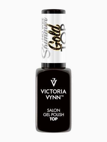 GEL POLISH TOP Shimmer Gold No Wipe 8 ml