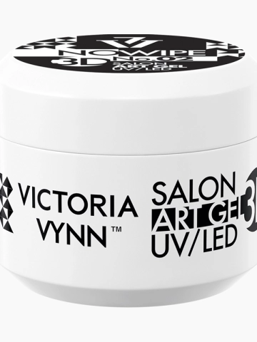 ART GEL 3D 02 Black No Wipe 5 ml