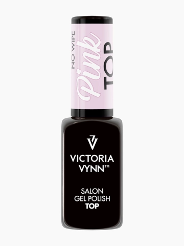 GEL POLISH TOP Pink No Wipe 8 ml