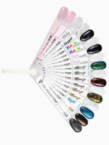 COLOR CHART Gel Polish Tops