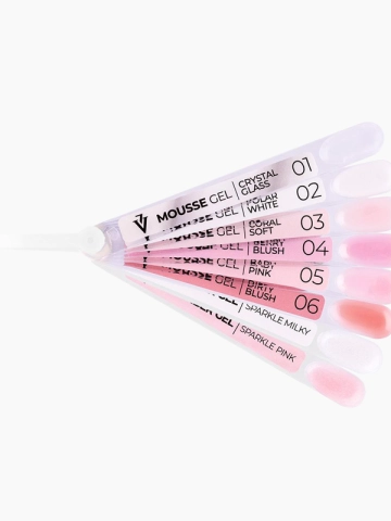 COLOR CHART Mousse 1-6 & Easy Fiber Gel