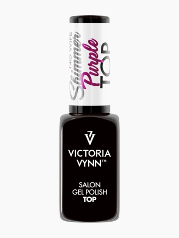 GEL POLISH TOP Shimmer Purple No Wipe 8 ml