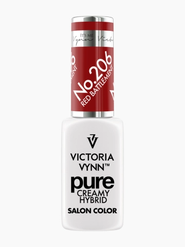 PURE CREAMY HYBRID 206 Red Battlement 8 ml