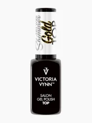 GEL POLISH TOP Shimmer Gold No Wipe 8 ml